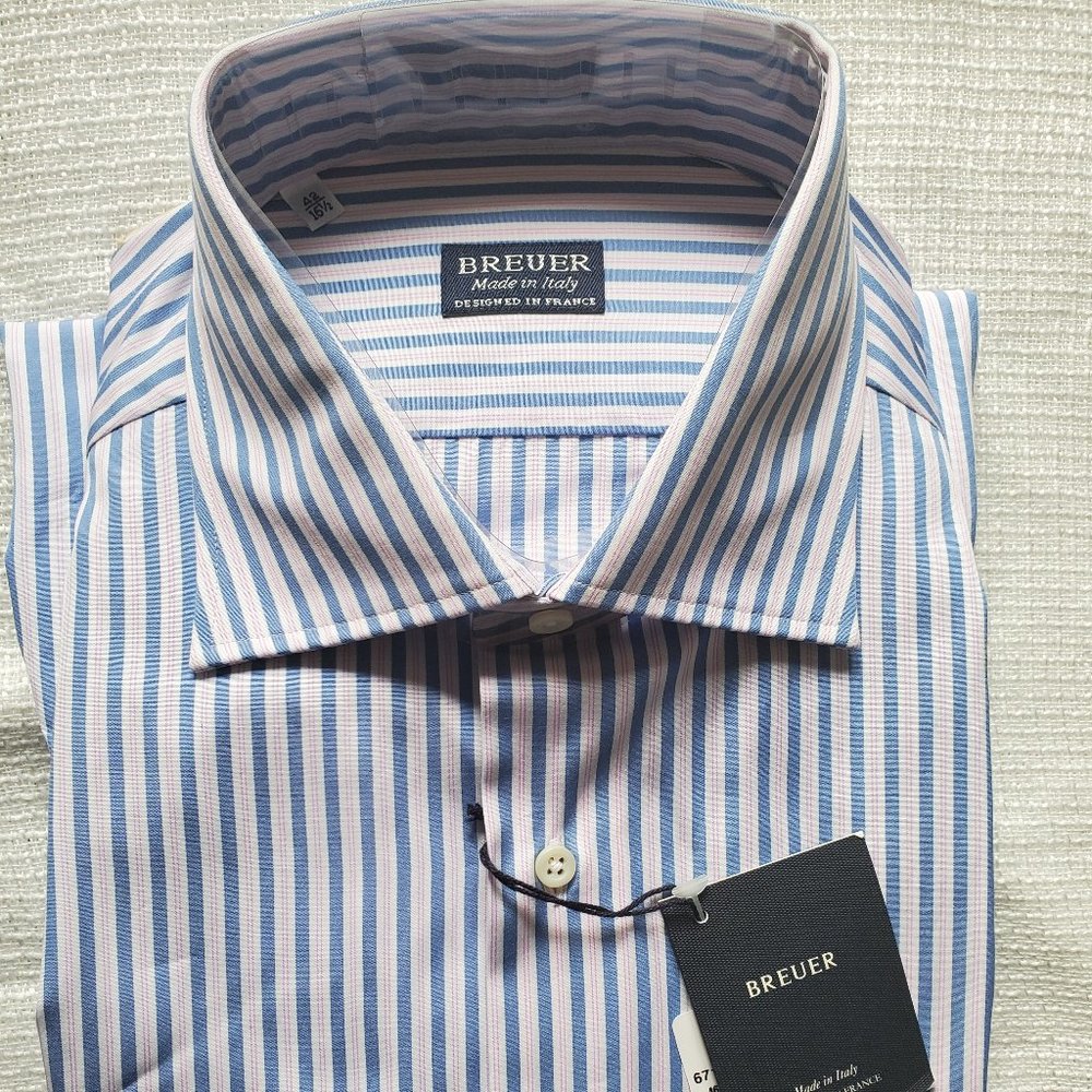 Breuer Saks Fifth Avenue Men's Dress Shirt 16.5 42